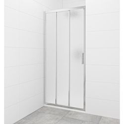 Sprchové dveře 80x195 cm SAT TEX chrom lesklý SIKOTEXE80CRG