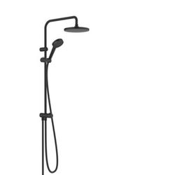 Sprchový systém Hansgrohe Vernis Blend na stěnu bez baterie černý mat 26099670