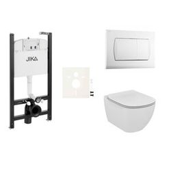 Závěsný WC set Jika do lehkých stěn / předstěnová + WC Ideal Standard Tesi SIKOJSTES1