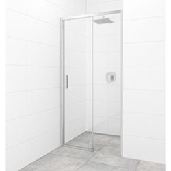 Sprchové dveře 140 cm, bezbariérový vstup, SAT TEX BB SATTEXDBB140CRT
