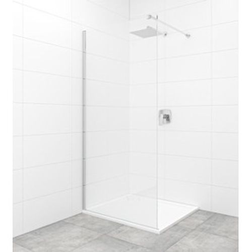 Sprchová zástěna Walk-In 120 cm s profilem a zavětrováním SAT Walk-in chrom lesklý SATBWI120PR