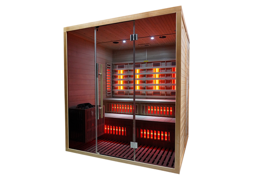 Kombinovaná sauna Marimex UNITE XXL s Wi-Fi (FSC) + saunová kamna | 11100117