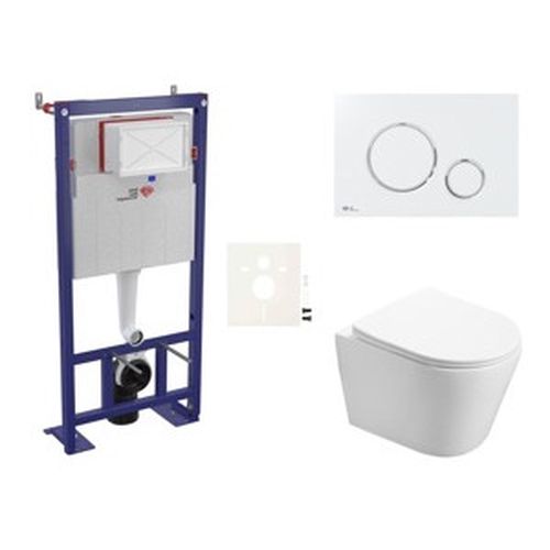 Závěsný wc set do lehkých stěn / předstěnová SAT Infinitio SIKOSSIN70