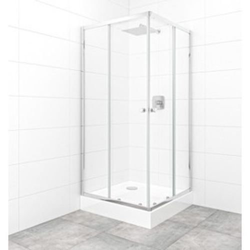 Set sprchového koutu a vaničky, čtverec 90x90 cm Multi Basic SIKOBKMUQ90CRT