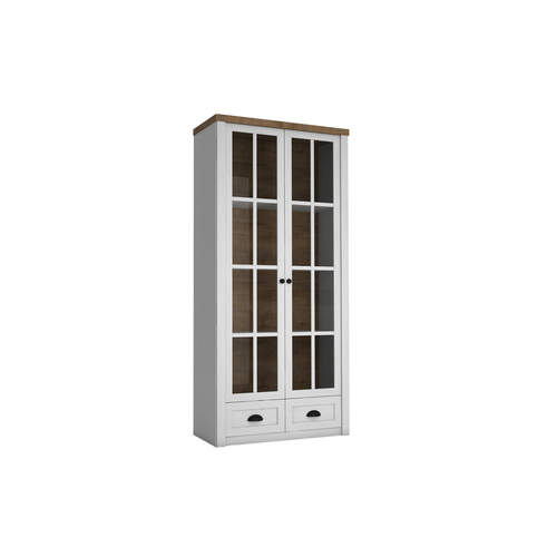 Vitrína Provence W2S Bílá