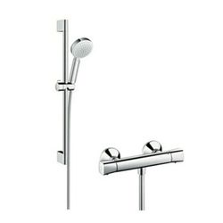 Sprchová baterie Hansgrohe Crometta 100 se sprchovým setem 150 mm bílá/chrom 27030400