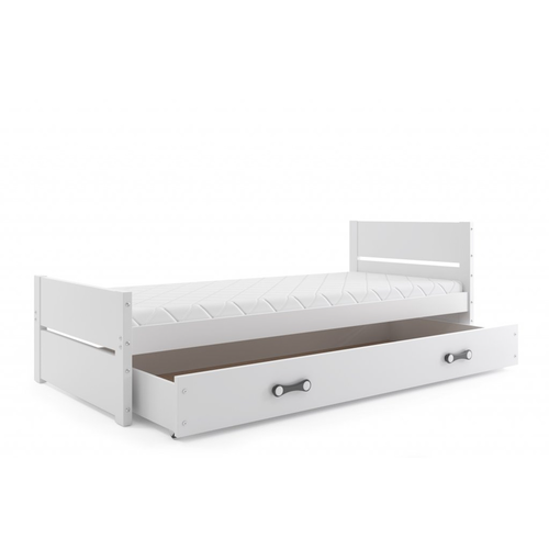 Dětská postel BARTEK s úložným prostorem 90x200 cm - bílá