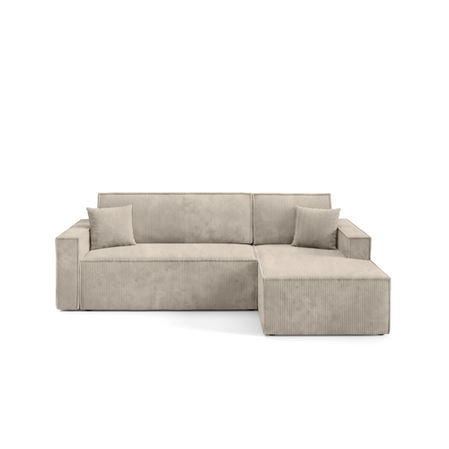 Rozkládací rohová sedací souprava ARTUR Pravá Béžová