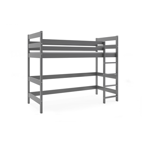 Dětská patrová postel ANTRESOLA 90x200 cm Šedá