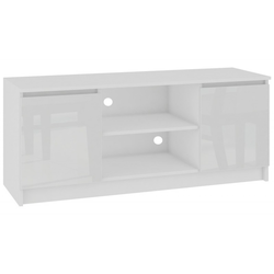 TV stolek RTV K140 lesklá bílá