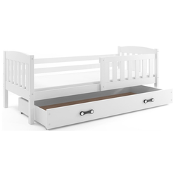 Dětská postel KUBUS s úložným prostorem 90x200 cm - bílá Bílá