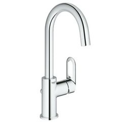 Vysoká umyvadlová baterie Grohe Loop s výpustí chrom 23763000