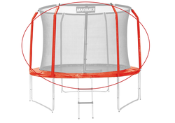 Sada krytu pružin a rukávů pro trampolínu 305 cm - červená | 19000774