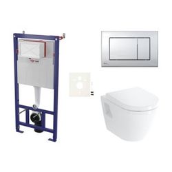 Závěsný wc set do lehkých stěn / předstěnová Vitra Integra SIKOSSINTSC21K