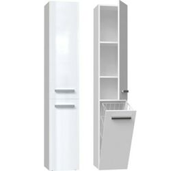 Shoptop Koupelnová skříňka NEL IV bílá lesk