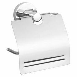 AQUALINE SB107 Samba držák toaletního papíru s krytem, stříbrná