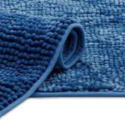 AmeliaHome Koupelnový koberec Bati tmavě modrý, velikost 50x70