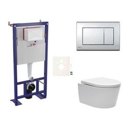 Závěsný wc set do lehkých stěn / předstěnová SAT Brevis SIKOSSBR21