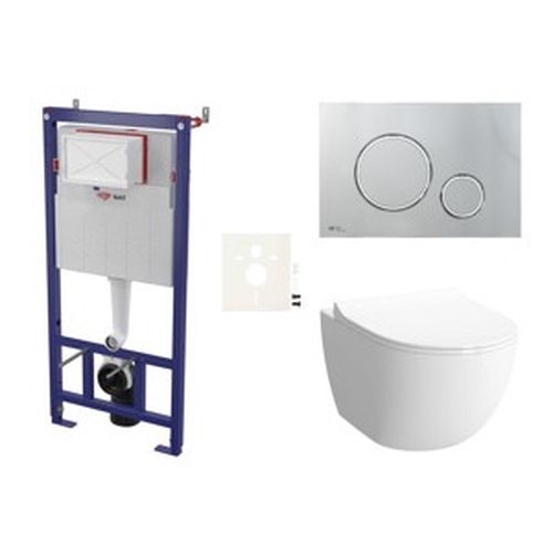 Závěsný wc set do lehkých stěn / předstěnová Vitra Sento SIKOSSSEN71K