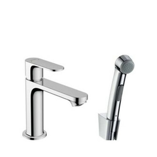 Umyvadlová baterie Hansgrohe Rebris S s bidetovou sprškou chrom 72215000