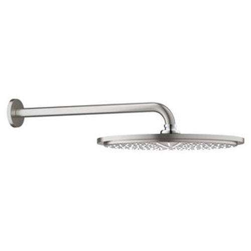 Hlavová sprcha Grohe Rainshower Cosmopolitan Metal včetně sprchového ramena supersteel 26066DC0