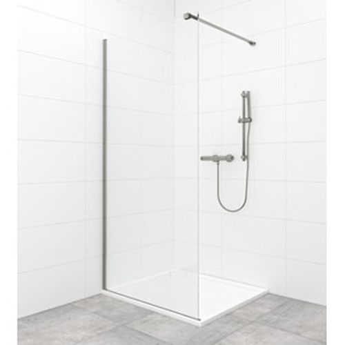 Sprchová zástěna Walk-in 120 cm SAT v barvě profilu PVD Gun metal SATBWI120PRGM