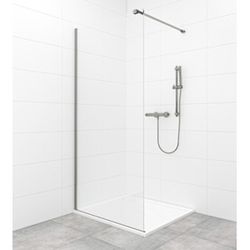 Sprchová zástěna Walk-in 120 cm SAT v barvě profilu PVD Gun metal SATBWI120PRGM