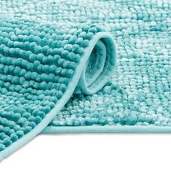 AmeliaHome Koupelnový koberec Bati světle modrý, velikost 50x70