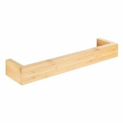 Bambusový nástěnný držák na ručníky Wenko Light, šířka 40 cm