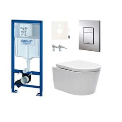 Závěsný wc set do lehkých stěn / předstěnová SAT Brevis SIKOGRSBR1S