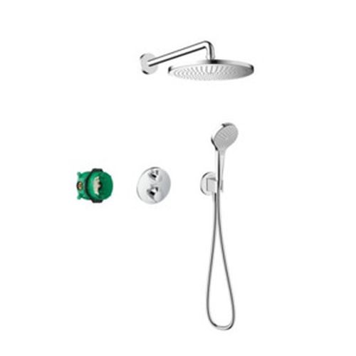 Sprchový systém Hansgrohe Croma pod omítku s termostatickou baterií chrom 27954000