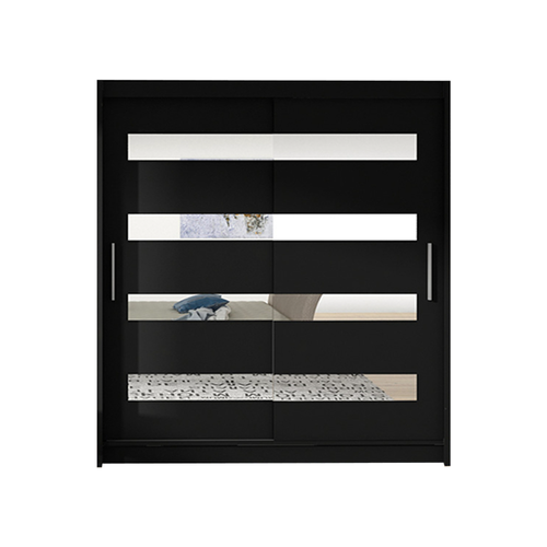 Velká šatní skříň WESTA XIII - Černá