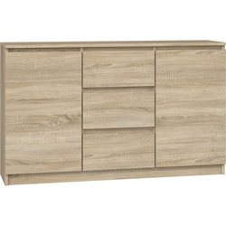 Komoda 2D3S dub sonoma