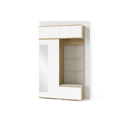 Předsíňová stěna SEVILLA III Se zrcadlem Šedá III