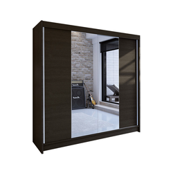 Šatní skříň TALIN II šířka 180 cm - čokoláda