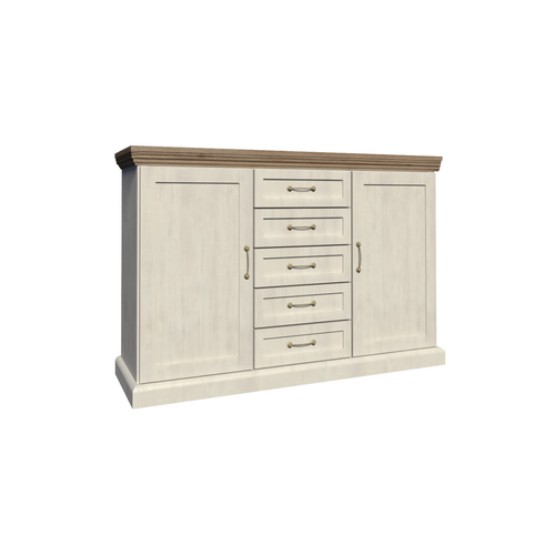 Komoda Royal K2D - severská borovice/dub