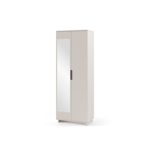 Šatní skříň BIANCO 70  se zrcadlem