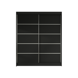 Šatní skříň LINO IV šířka 120 cm- černá