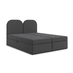 Čalouněná postel COMO s úložným prostorem 160x200 cm Šedá