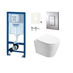 Závěsný wc set do lehkých stěn / předstěnová SAT Infinitio SIKOGRSIN1S