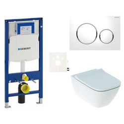 Závěsný wc set do lehkých stěn / předstěnový Geberit Smyle SIKOGESSMSS20