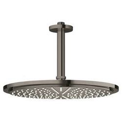 Hlavová sprcha Grohe Rainshower Cosmopolitan Metal včetně sprchového ramena Hard Graphite 26067A00