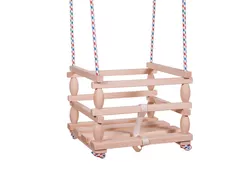 KBT Houpačka Baby CANVAS červenobílá