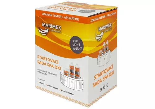 Marimex Spa sada Oxi (OXI 0,5 kg, Odpěňovač 0,6 l, Aktivátor 0,6 l) | 11313127