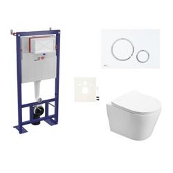 Závěsný wc set do lehkých stěn / předstěnová SAT Infinitio SIKOSSIN76