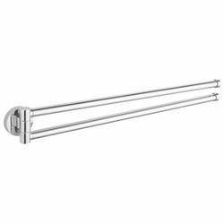 AQUALINE SB121 Samba otočný držák ručníků dvojitý, 45 cm, stříbrná