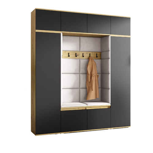 Předsíňová stěna AMI 32 Bez zrcadla Bílá Mátová