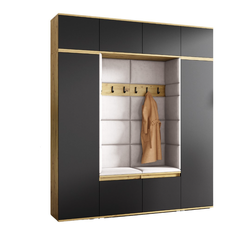 Předsíňová stěna AMI 32 Bez zrcadla Bílá Mátová